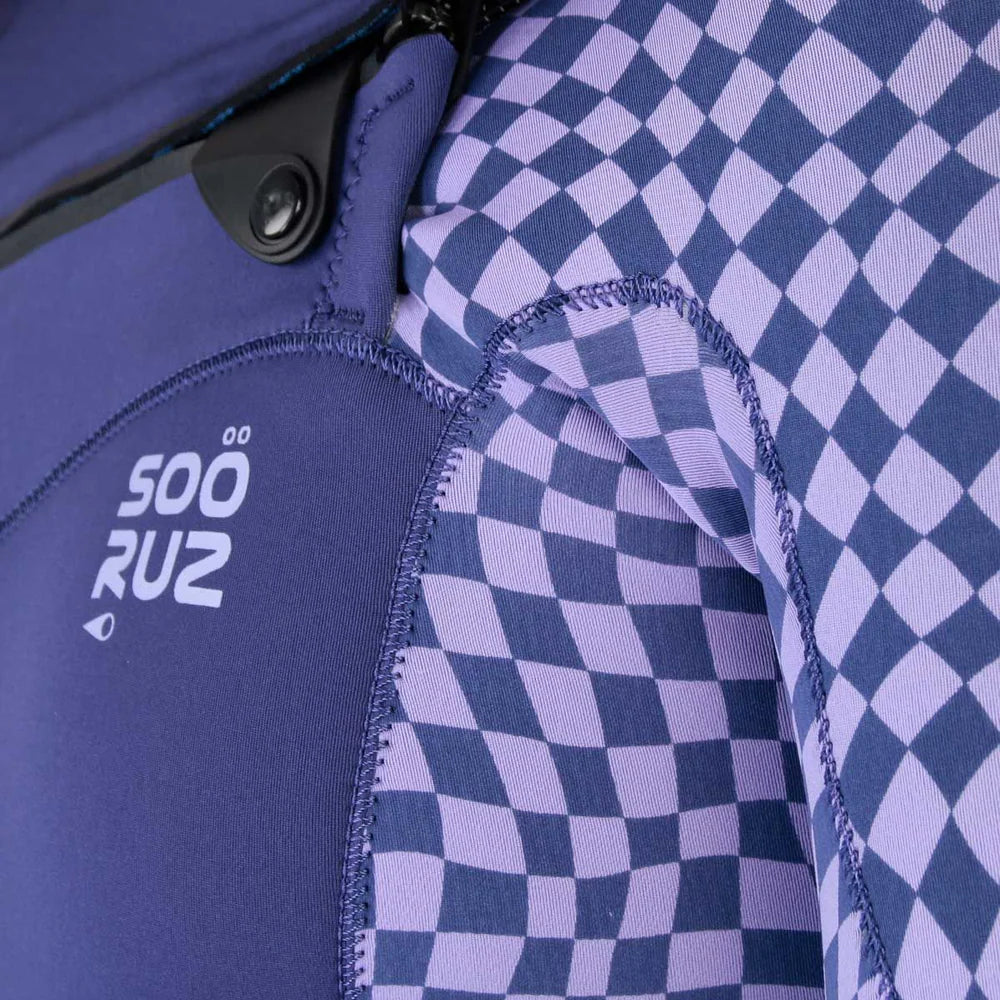 SOORUZ | DIVINE CZ 4/3 PURPLE WOMEN 25 | חליפת גלישה נשים 4/3 סגול סגירת חזה דוגית