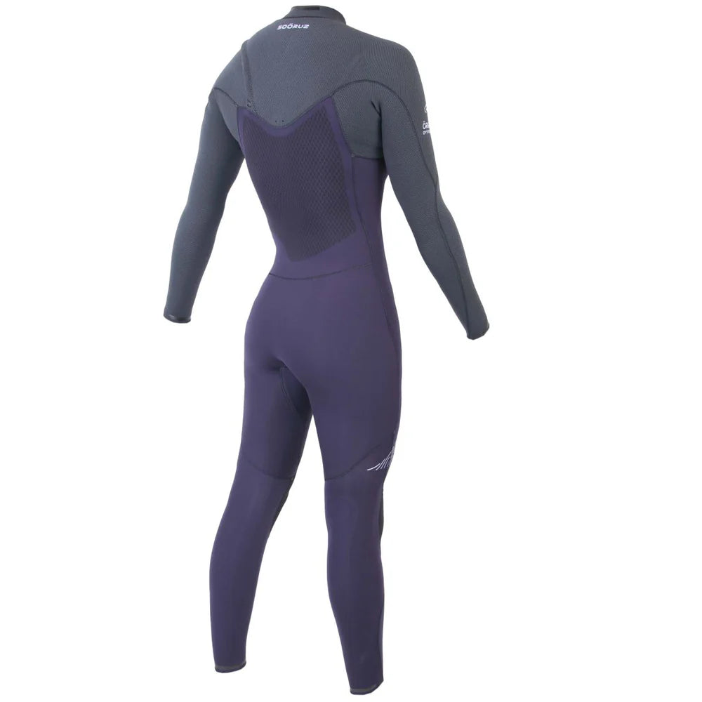 SOORUZ | GURU PRO CZ 3/2 OPIUM WOMEN 25 | חליפת גלישה נשים 3/2 סגול סגירת חזה דוגית