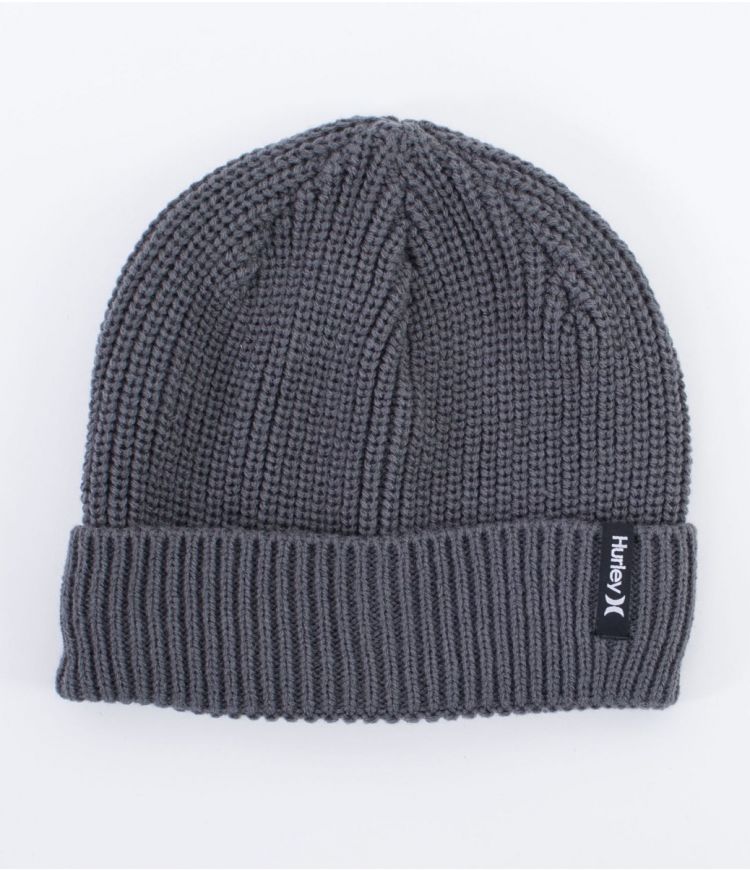 HURLEY | M MAX CUFF 2.0 | כובע צמר הארלי אפור 911