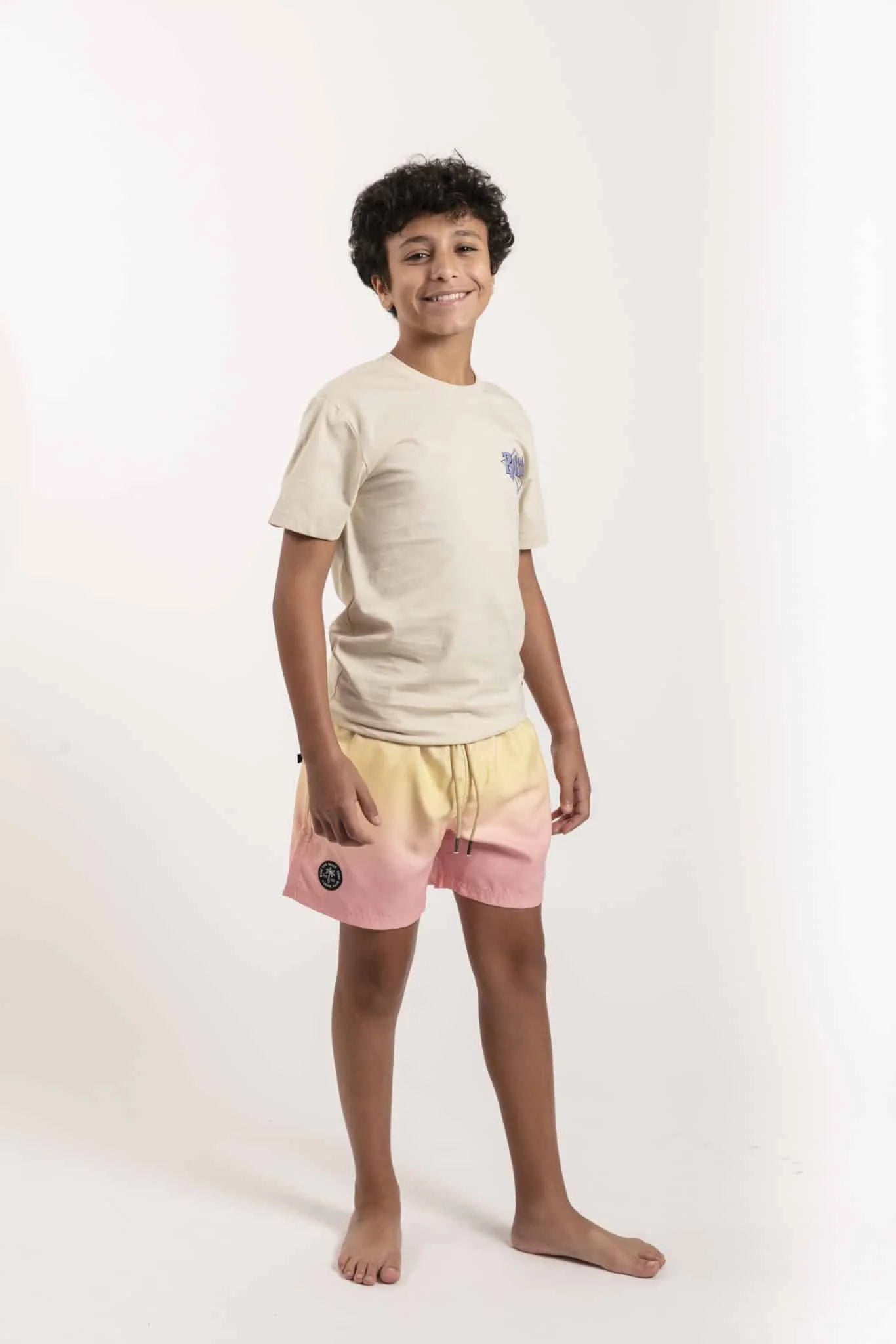 RUSTY | SHORT ADILYN TEEN YELLOW | מכנס ספורט ובגד ים ילדים/נוער אוריונקה