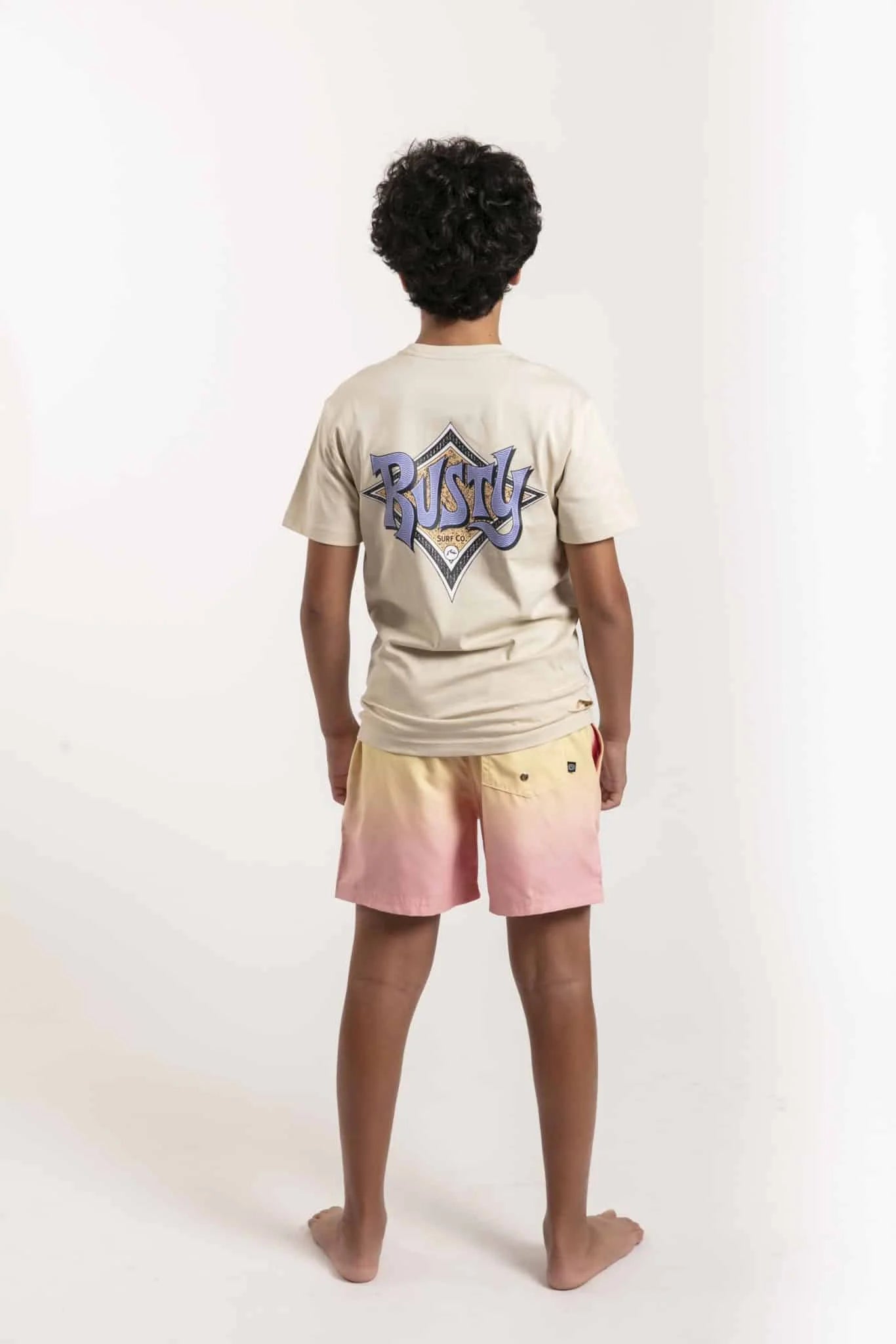 RUSTY | SHORT ADILYN TEEN YELLOW | מכנס ספורט ובגד ים ילדים/נוער אוריונקה