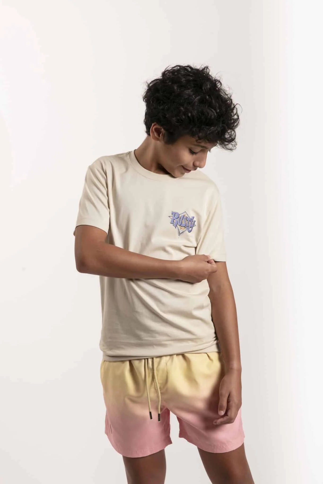 RUSTY | SHORT ADILYN TEEN YELLOW | מכנס ספורט ובגד ים ילדים/נוער אוריונקה