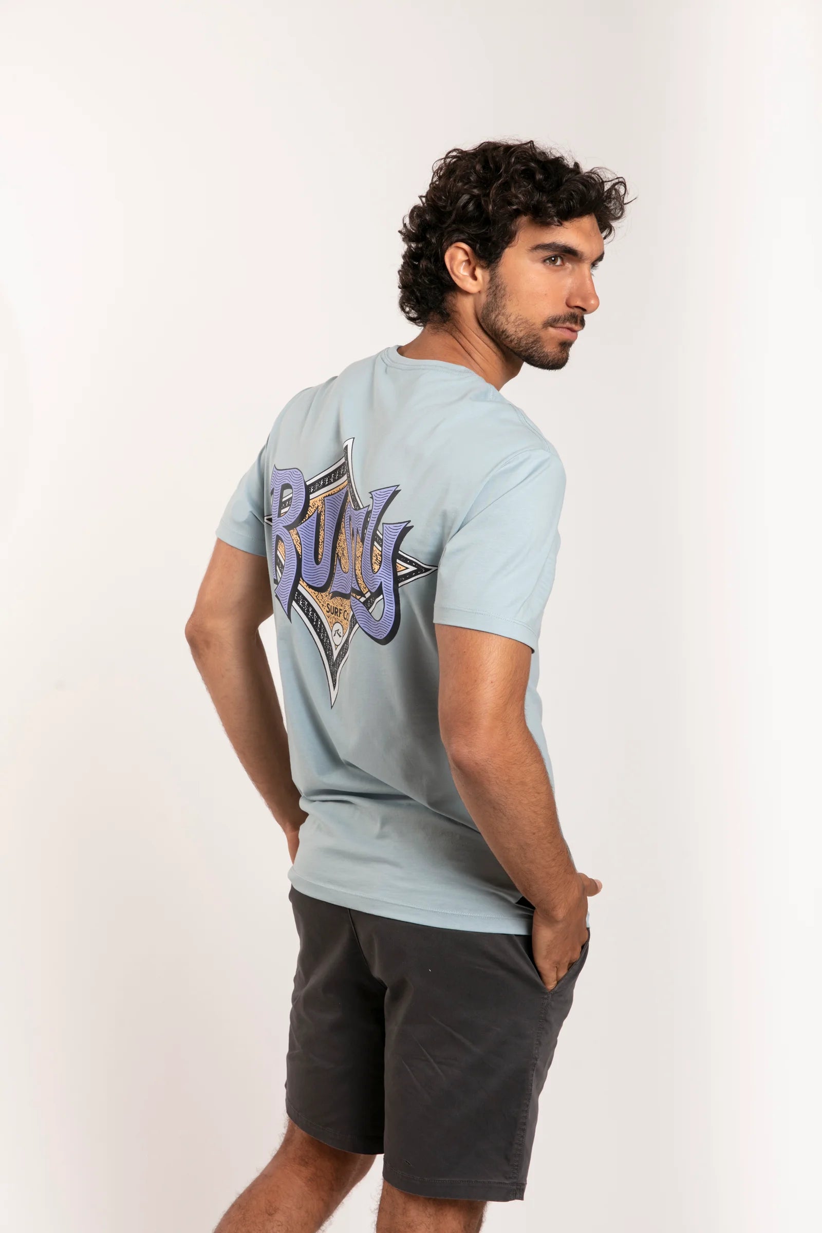 RUSTY | SHIRT TULIOIS BLUE | חולצה קצרה אוריונקה