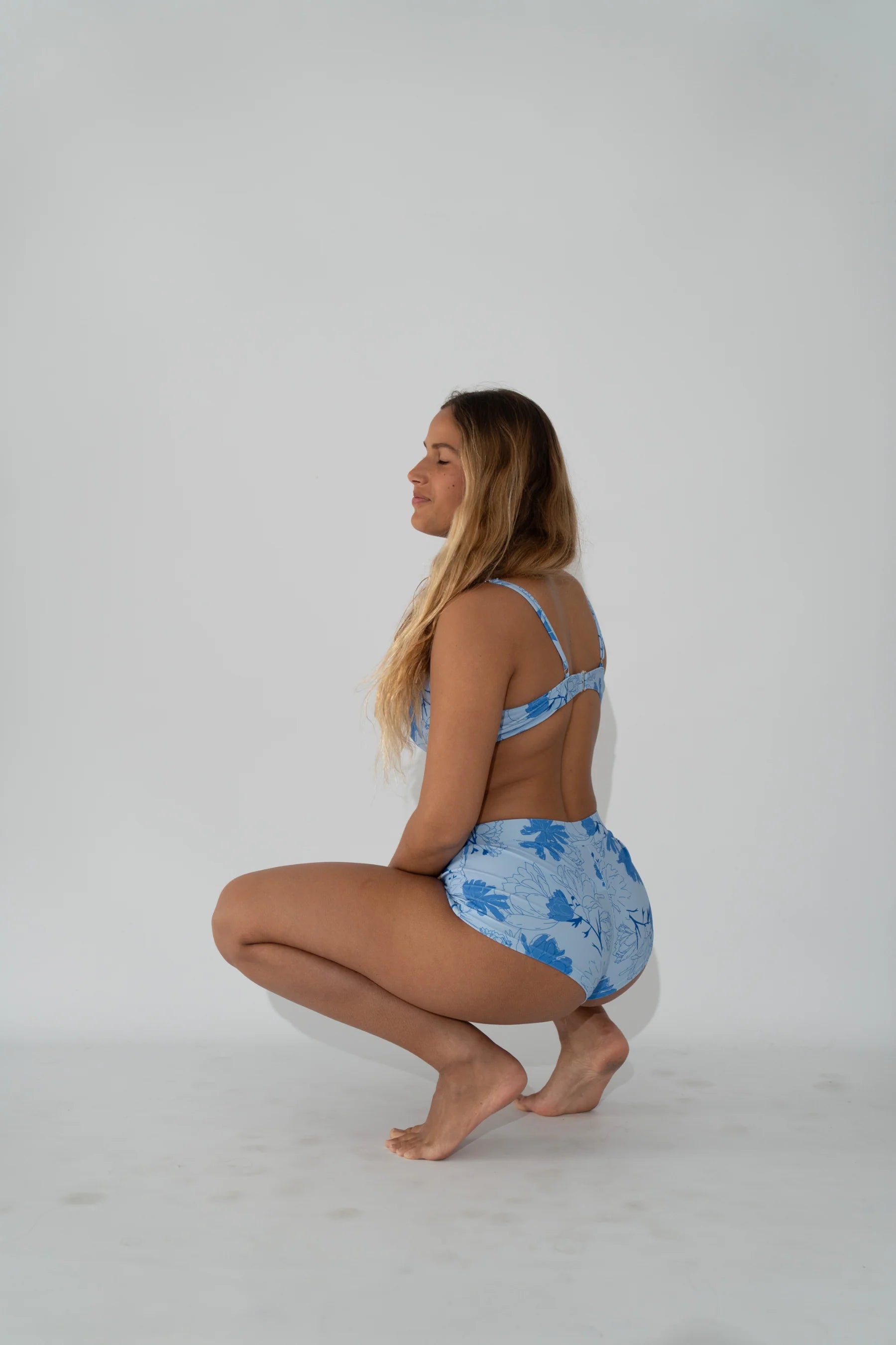 LIKA |Maui Bottom - Waikiki | תחתון מאווי הדפס כחול