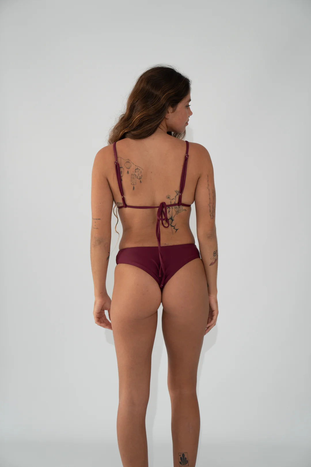 LIKA | Kai Bottom - Lime/Dark Purple | תחתון קאי סגול/ליים LIKA