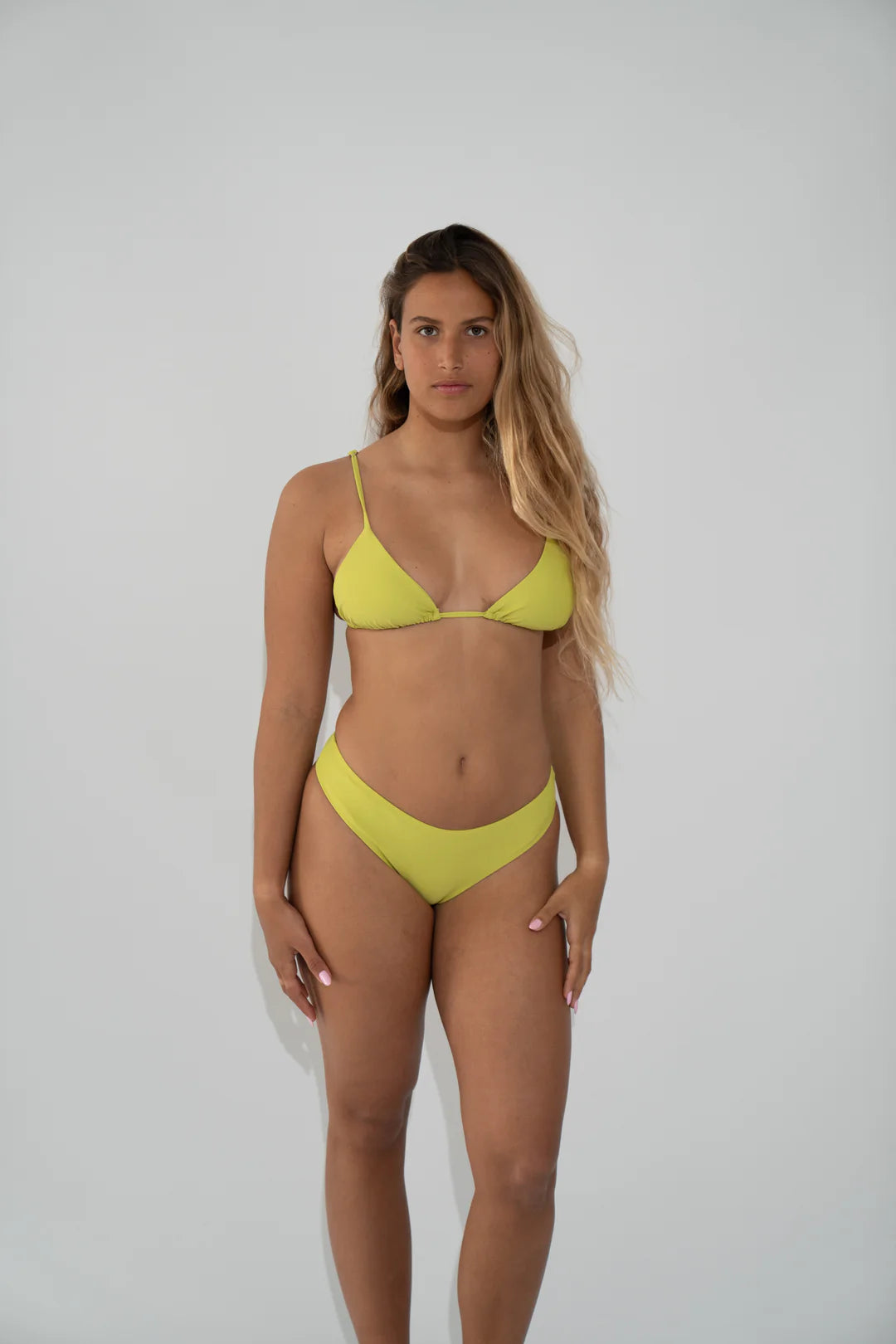 LIKA | Brandy Top Dark Purple/Lime | חלק עליון ברנדי סגול/ליים Lime -ליים LIKA