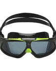 AQUASPHERE | ACTIVE SEAL 2.0 | מסכת שחייה שחור ירוק דוגית
