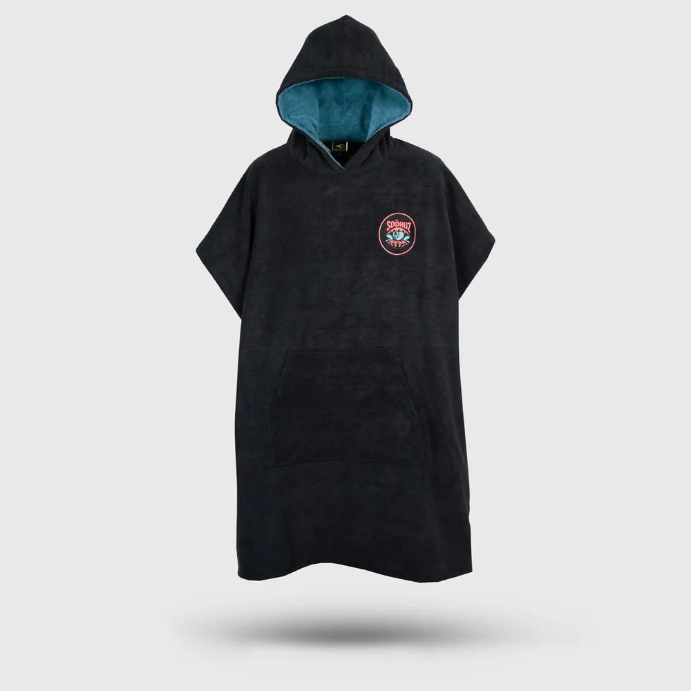 SOORUZ | Poncho arco black | פונצ'ו סורוז שחור דוגית