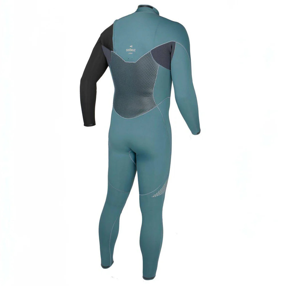 SOORUZ | FIGHTER CZ 3/2 SLATE 24 | חליפת גלישה גברים 3/2 סגירה אחורית דוגית