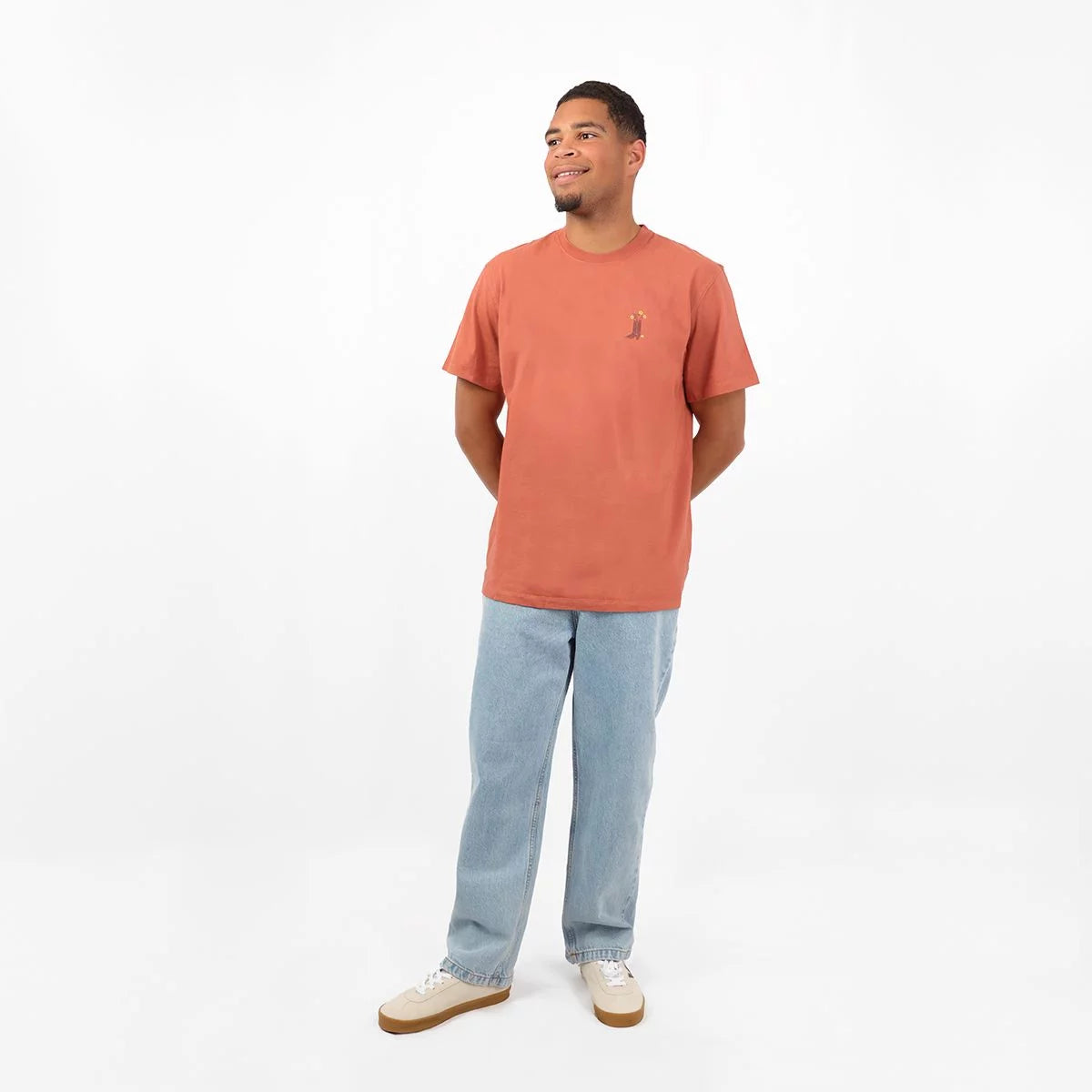 SOORUZ | RANCHER TERRACOTTA | חולצה קצרה דוגית