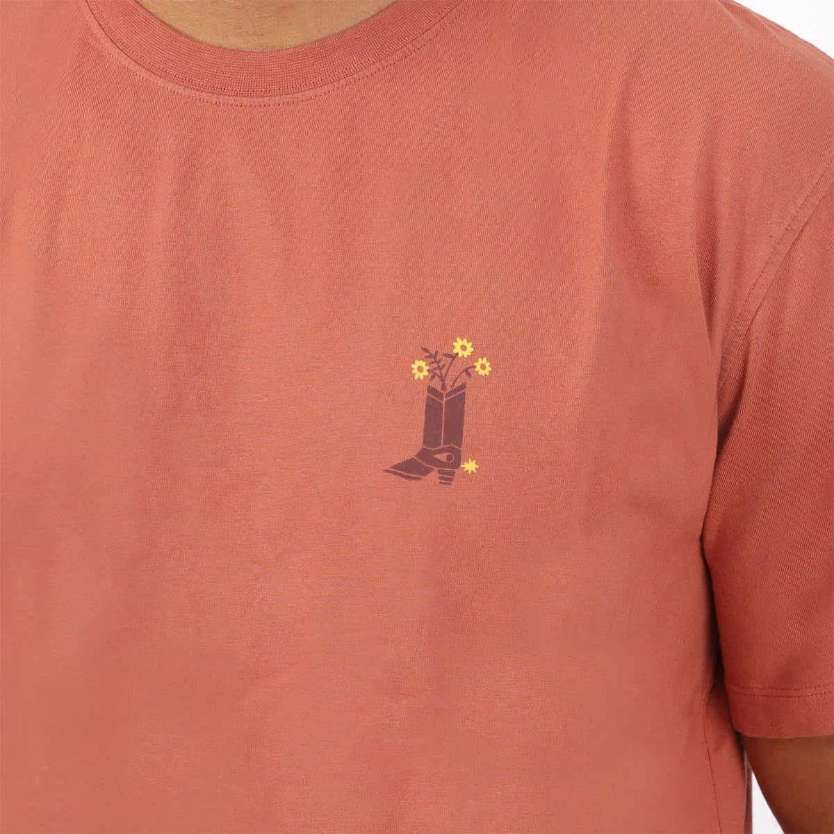 SOORUZ | RANCHER TERRACOTTA | חולצה קצרה דוגית