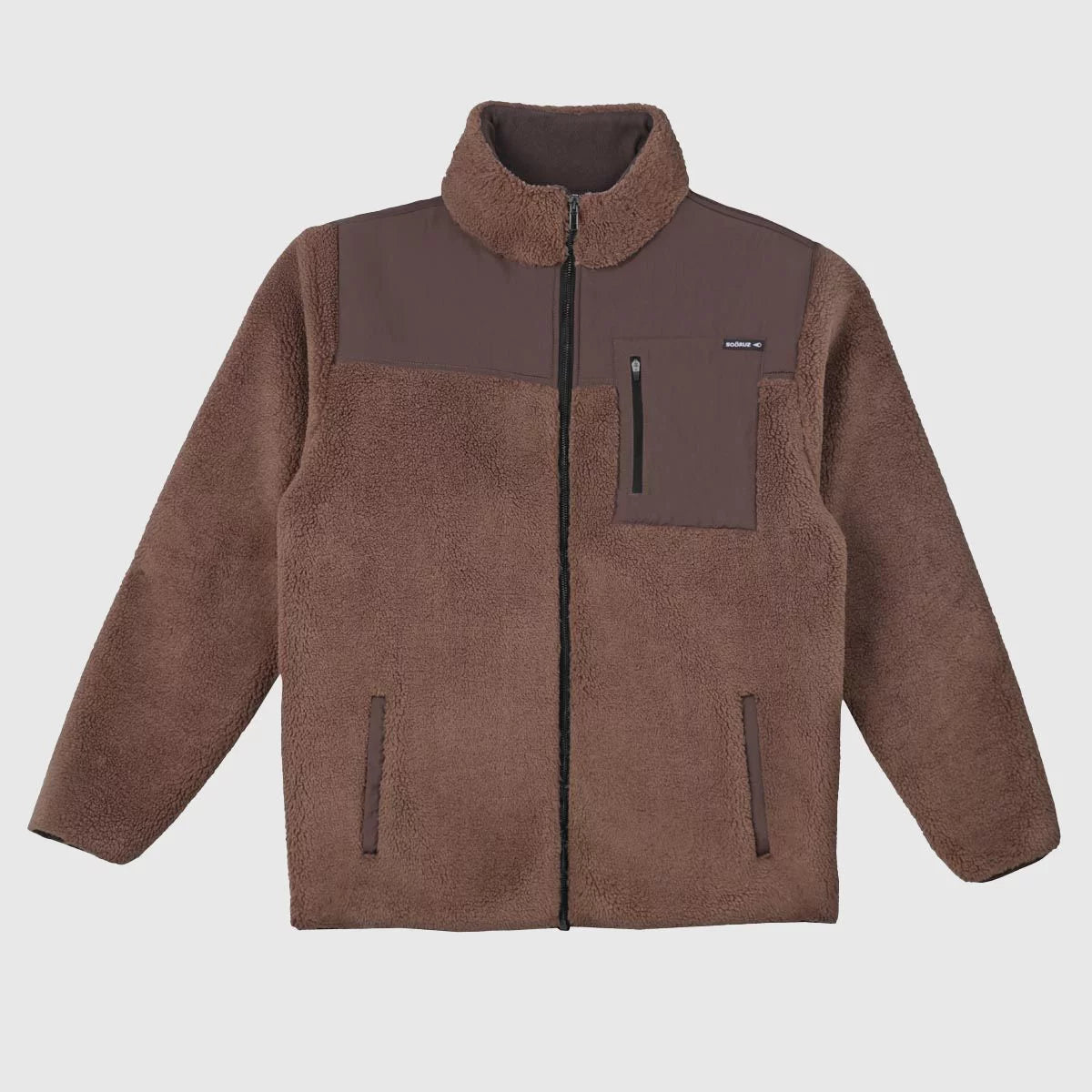 SOORUZ | SHERPA JACKET BROWN | ג'קט פליז חום דוגית