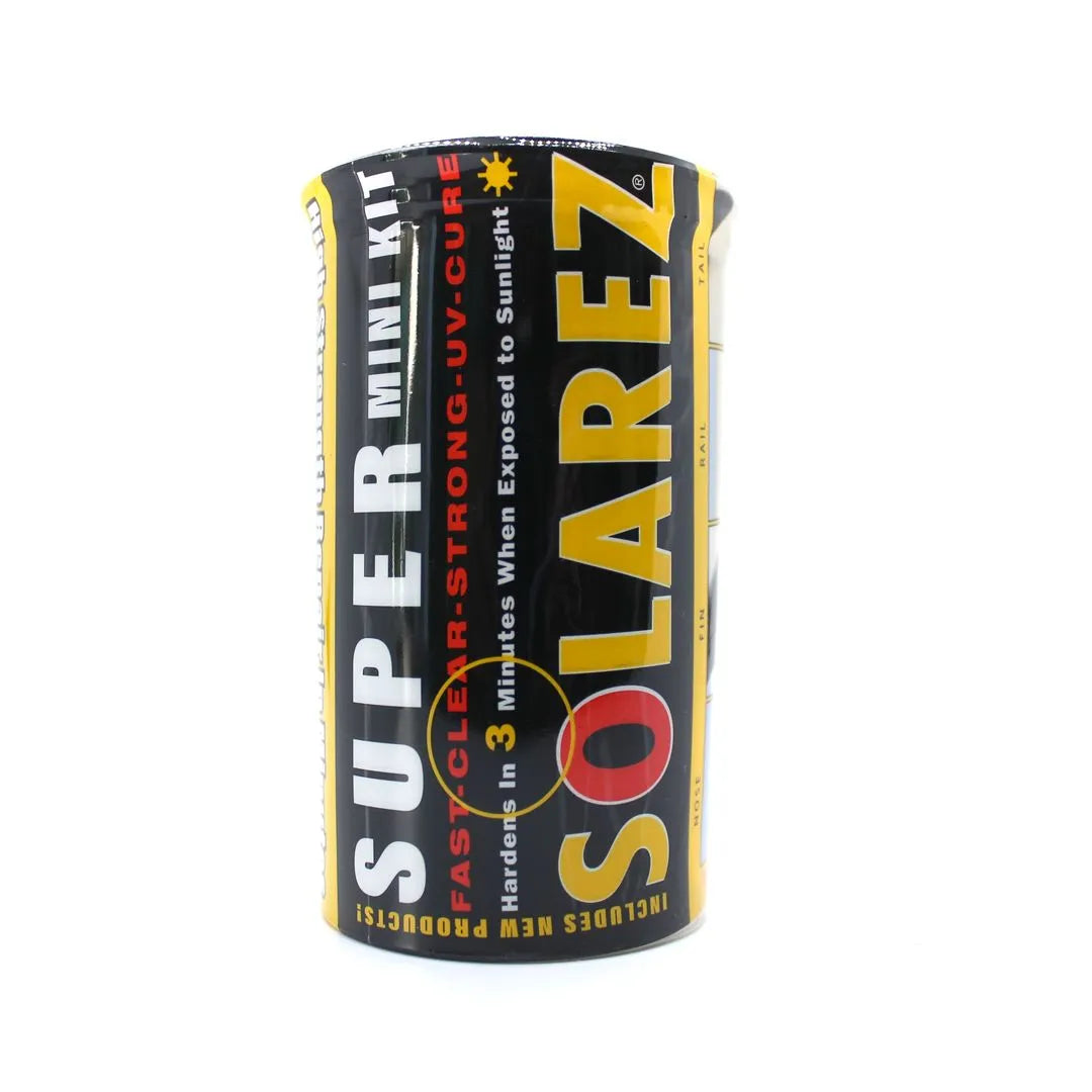 SOLAREZ | POLYESTER SUPER MINI TRAVEL KIT 0.5 TUBE | ערכה לתיקון גלשן פוליאסטר SURFIN
