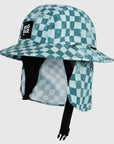 SOORUZ | SURF HAT DYLAN | כובע גלישה רחב שוליים משבצות דוגית