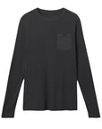 FELTON THERMAL CREW LONG SLEEVE I  חולצת וופל ארוכה עם כיס omri